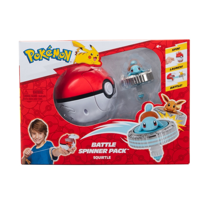 Pokémon Pokemon - Battle Spinner Ass. (PKW4397) ryhmässä LELUT, TUOTTEET LAPSILLE JA VAUVOILLE / Leikkikalut, Askartelu &Pelit / Toimintapeli @ TP E-commerce Nordic AB (C82661)