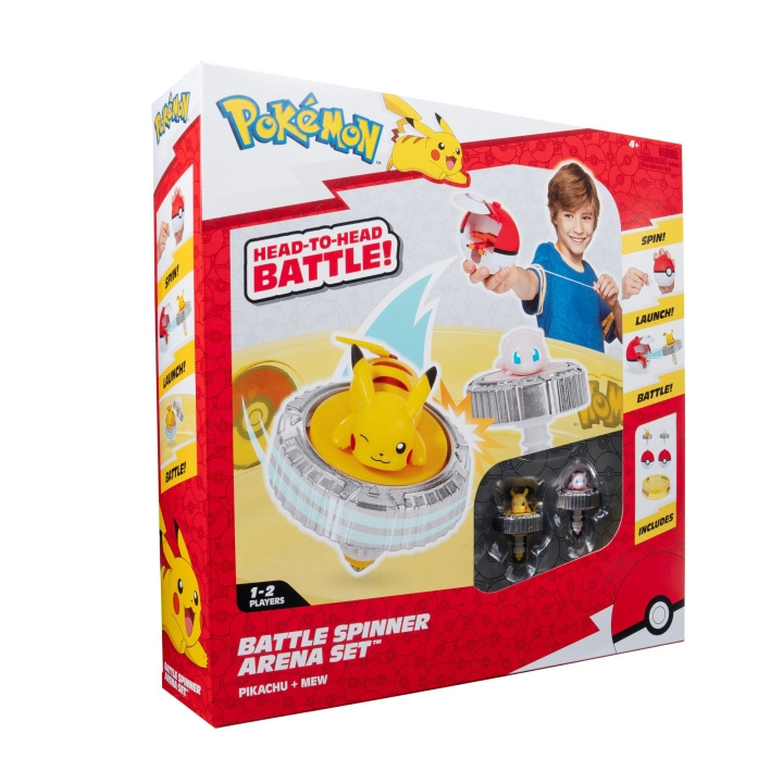 Pokémon Pokemon - Battle Spinner 2kpl (PKW4403) ryhmässä LELUT, TUOTTEET LAPSILLE JA VAUVOILLE / Leikkikalut, Askartelu &Pelit / Toimintapeli @ TP E-commerce Nordic AB (C82662)