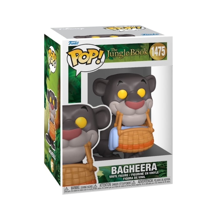 Funko Pop! - Vinyl Viidakkokirja - Bagheera ja kori (80786) ryhmässä LELUT, TUOTTEET LAPSILLE JA VAUVOILLE / Leikkikalut, Askartelu &Pelit / Figuurit, miniatyyrit ja tarvikkeet @ TP E-commerce Nordic AB (C82780)