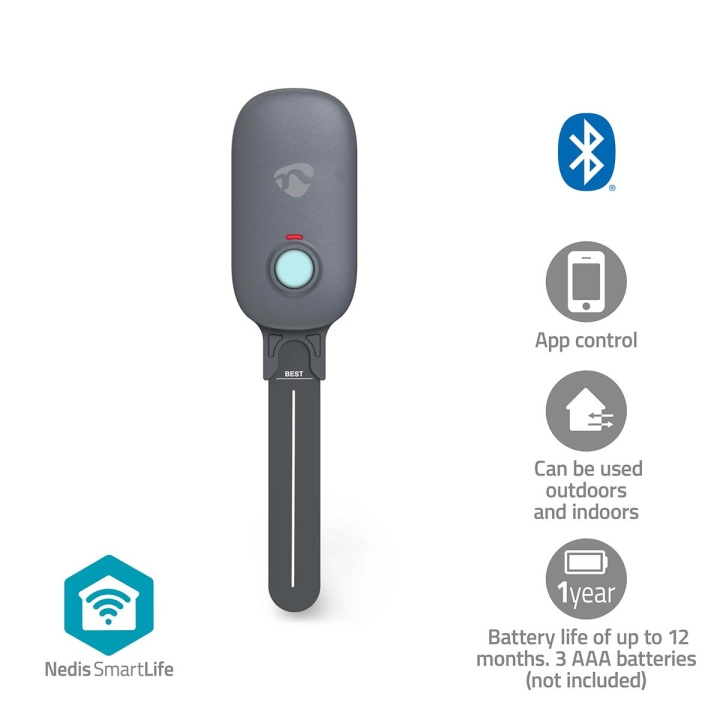 Nedis SmartLife Soil Moisture Meter | Bluetooth® | Battery Powered | IP55 | 0 - 100 | Android™ / IOS ryhmässä KOTI, TALOUS JA PUUTARHA / Älykodit / Älykkäät anturit @ TP E-commerce Nordic AB (C82804)