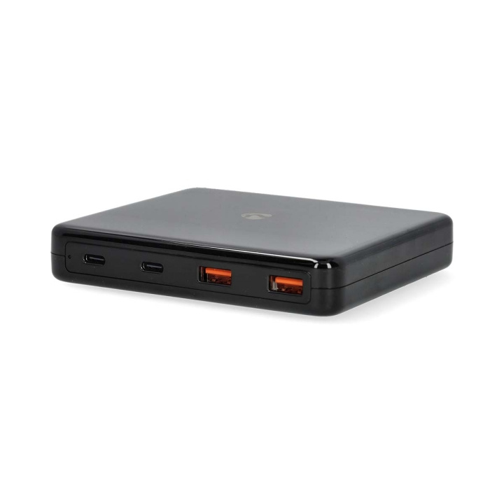 Nedis Pöytälaturi | 65 W | GaN | 1.5 / 2.0 / 2.5 / 3.0 / 3.25 A A | Lähtöliitäntöjen määrä: 4 | USB-A / USB-C™ | Euro | 1.50 m | Automaattinen Jännitteen Valinta ryhmässä ÄLYPUHELIMET JA TABLETIT / Laturit & Kaapelit / Seinälaturi / Seinälaturi USB @ TP E-commerce Nordic AB (C82809)