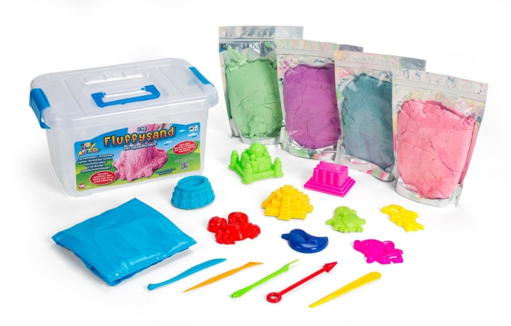 ArtKids Fluffy Sand - Suuri ämpärisarja (32798) ryhmässä LELUT, TUOTTEET LAPSILLE JA VAUVOILLE / Leikkikalut, Askartelu &Pelit / Pelaa savea, leikkiä hiekkaa ja tarvikkeita @ TP E-commerce Nordic AB (C82994)
