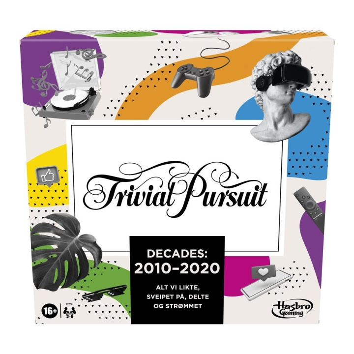 Hasbro Trivial Pursuit vuosikymmenet: 2010-2020 (NO) ryhmässä LELUT, TUOTTEET LAPSILLE JA VAUVOILLE / Peli / Lautapelit @ TP E-commerce Nordic AB (C83240)