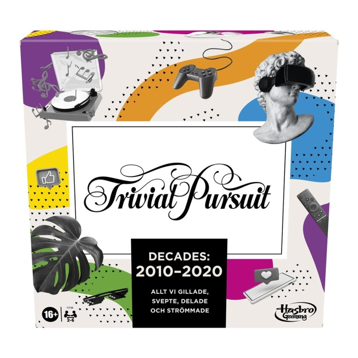 Hasbro Trivial Pursuit Decades: 2010-2020 (SE) ryhmässä LELUT, TUOTTEET LAPSILLE JA VAUVOILLE / Peli / Lautapelit @ TP E-commerce Nordic AB (C83241)