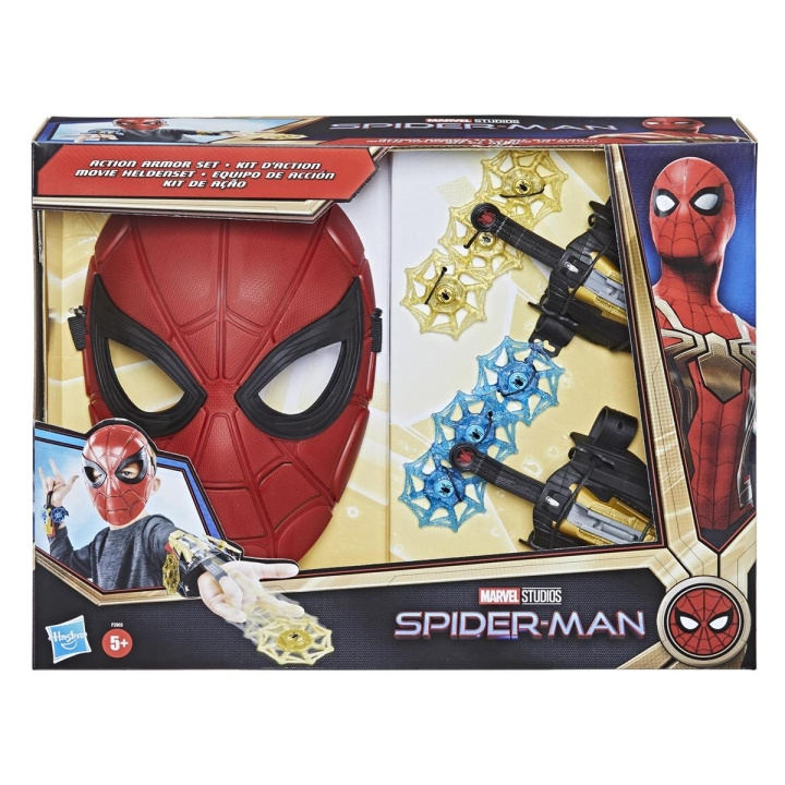 Marvel Spider-Man Roolileikki Action Armor setti ryhmässä LELUT, TUOTTEET LAPSILLE JA VAUVOILLE / Leikkikalut, Askartelu &Pelit / Figuurit, miniatyyrit ja tarvikkeet @ TP E-commerce Nordic AB (C83251)