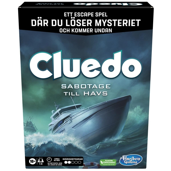 Hasbro Cluedo Escape Danger S.S. Disaster -aluksella (SE) ryhmässä LELUT, TUOTTEET LAPSILLE JA VAUVOILLE / Peli / Lautapelit @ TP E-commerce Nordic AB (C83262)