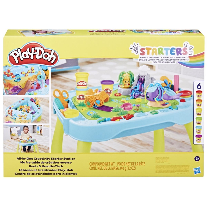 Play-Doh leikkisetti All in One Creativity Starter Station -luovuuden käynnistysasema ryhmässä LELUT, TUOTTEET LAPSILLE JA VAUVOILLE / Leikkikalut, Askartelu &Pelit / Pelaa savea, leikkiä hiekkaa ja tarvikkeita @ TP E-commerce Nordic AB (C83291)
