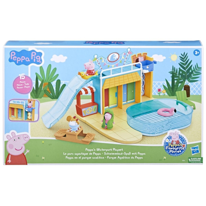 Hasbro Peppa Pig Peppa`s vesipuisto leikkivälineistö ryhmässä LELUT, TUOTTEET LAPSILLE JA VAUVOILLE / Leikkikalut, Askartelu &Pelit / Lelusarja @ TP E-commerce Nordic AB (C83293)