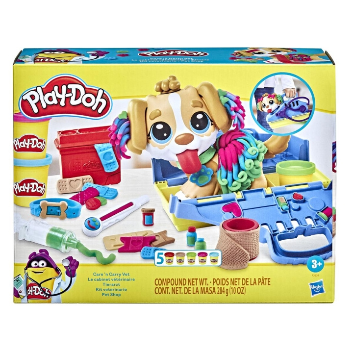 Play-Doh leikkisetti Care \'n Carry Vet -eläinlääkäri ryhmässä LELUT, TUOTTEET LAPSILLE JA VAUVOILLE / Leikkikalut, Askartelu &Pelit / Pelaa savea, leikkiä hiekkaa ja tarvikkeita @ TP E-commerce Nordic AB (C83304)