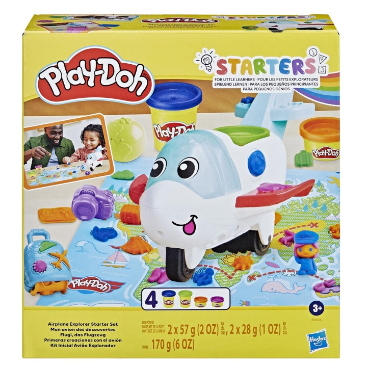 Play-Doh Starters leikkisetti Airplane Explorer (lentokone) ryhmässä LELUT, TUOTTEET LAPSILLE JA VAUVOILLE / Leikkikalut, Askartelu &Pelit / Pelaa savea, leikkiä hiekkaa ja tarvikkeita @ TP E-commerce Nordic AB (C83340)