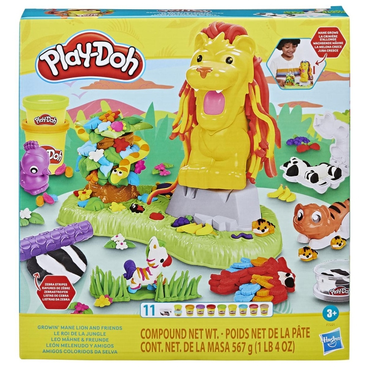 Play-Doh leikkisetti Grown Mane Leijona ja ystävät ryhmässä LELUT, TUOTTEET LAPSILLE JA VAUVOILLE / Leikkikalut, Askartelu &Pelit / Pelaa savea, leikkiä hiekkaa ja tarvikkeita @ TP E-commerce Nordic AB (C83342)