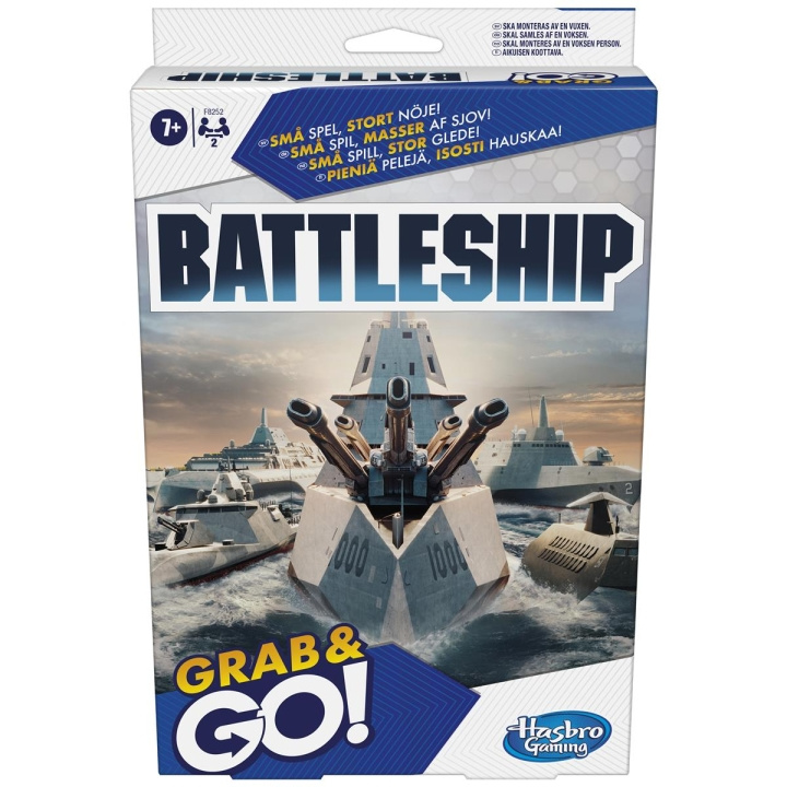 Hasbro Grab & Go Battleship ryhmässä LELUT, TUOTTEET LAPSILLE JA VAUVOILLE / Peli / Lautapelit @ TP E-commerce Nordic AB (C83344)