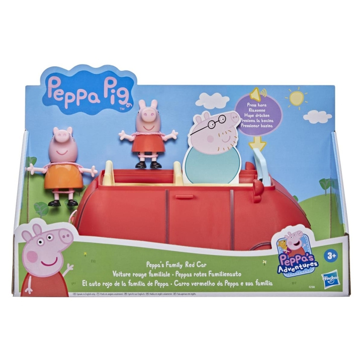 Hasbro Peppa Pig Peppan perheen punainen auto ryhmässä LELUT, TUOTTEET LAPSILLE JA VAUVOILLE / Leikkikalut, Askartelu &Pelit / Lelusarja @ TP E-commerce Nordic AB (C83345)