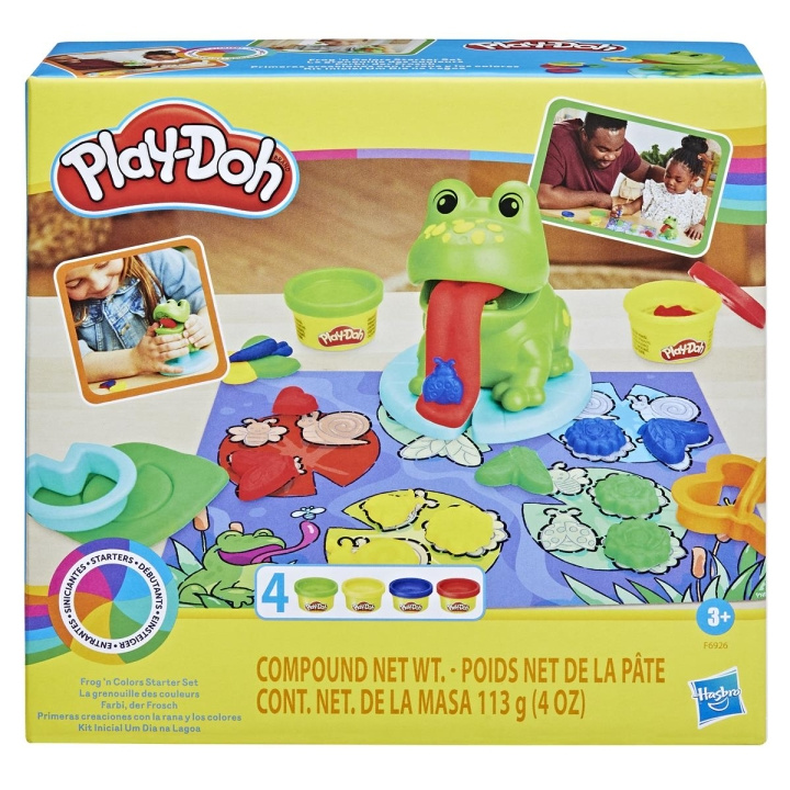 Play-Doh Starters leikkisetti Frog \'n Colors (Sammakko ja värit) ryhmässä LELUT, TUOTTEET LAPSILLE JA VAUVOILLE / Leikkikalut, Askartelu &Pelit / Pelaa savea, leikkiä hiekkaa ja tarvikkeita @ TP E-commerce Nordic AB (C83346)