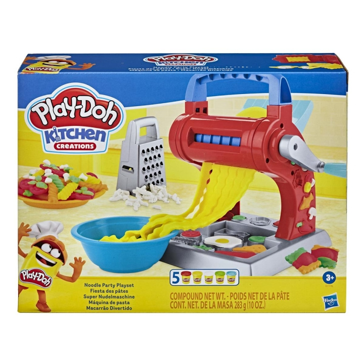 Play-Doh Kitchen Creations Noodle Party leikkisetti ryhmässä LELUT, TUOTTEET LAPSILLE JA VAUVOILLE / Leikkikalut, Askartelu &Pelit / Pelaa savea, leikkiä hiekkaa ja tarvikkeita @ TP E-commerce Nordic AB (C83369)