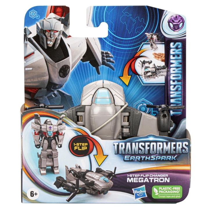Transformers EarthSpark 1-Step Flip Megatronin 1-vaihde ryhmässä LELUT, TUOTTEET LAPSILLE JA VAUVOILLE / Leikkikalut, Askartelu &Pelit / Figuurit, miniatyyrit ja tarvikkeet @ TP E-commerce Nordic AB (C83393)