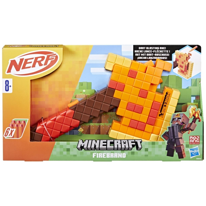 NERF Minecraft Firebrand ryhmässä LELUT, TUOTTEET LAPSILLE JA VAUVOILLE / Leikkikalut, Askartelu &Pelit / Toimintapeli @ TP E-commerce Nordic AB (C83439)