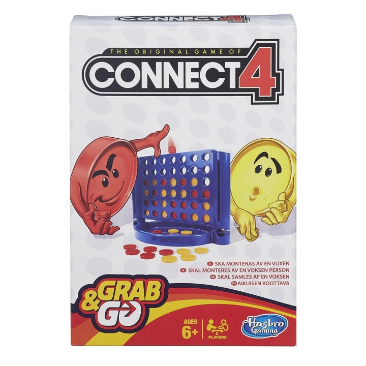 Hasbro Grab & Go Connect 4 ryhmässä LELUT, TUOTTEET LAPSILLE JA VAUVOILLE / Peli / Lautapelit @ TP E-commerce Nordic AB (C83443)
