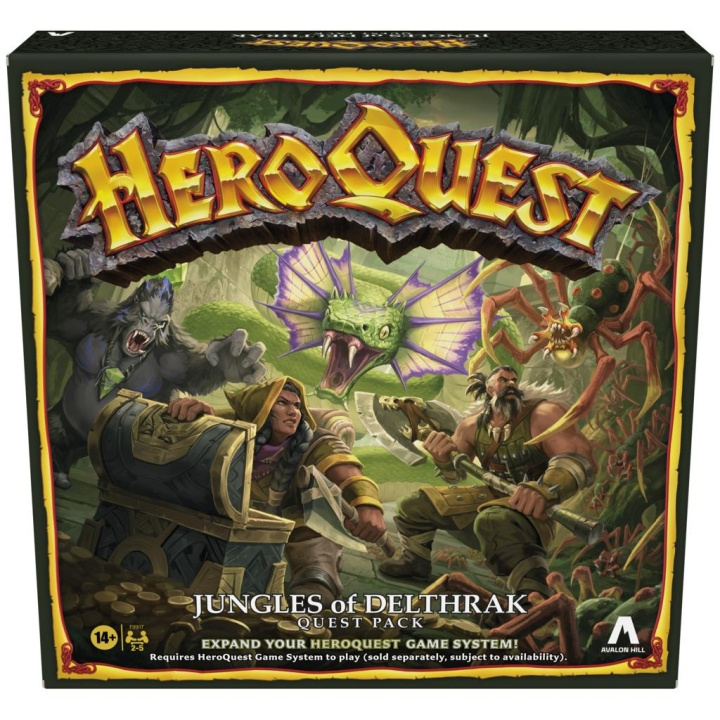Hasbro HeroQuest Expansion Jungles of Delthrak (EN) ryhmässä LELUT, TUOTTEET LAPSILLE JA VAUVOILLE / Peli / Lautapelit @ TP E-commerce Nordic AB (C83455)