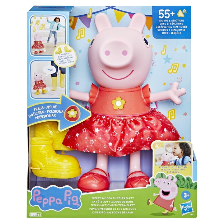 Peppa Pig Peppas Muddy Puddles Party Peppas Muddy Puddles Party ryhmässä LELUT, TUOTTEET LAPSILLE JA VAUVOILLE / Leikkikalut, Askartelu &Pelit / Elektroniikka & Media / Interaktiiviset lelut @ TP E-commerce Nordic AB (C83480)