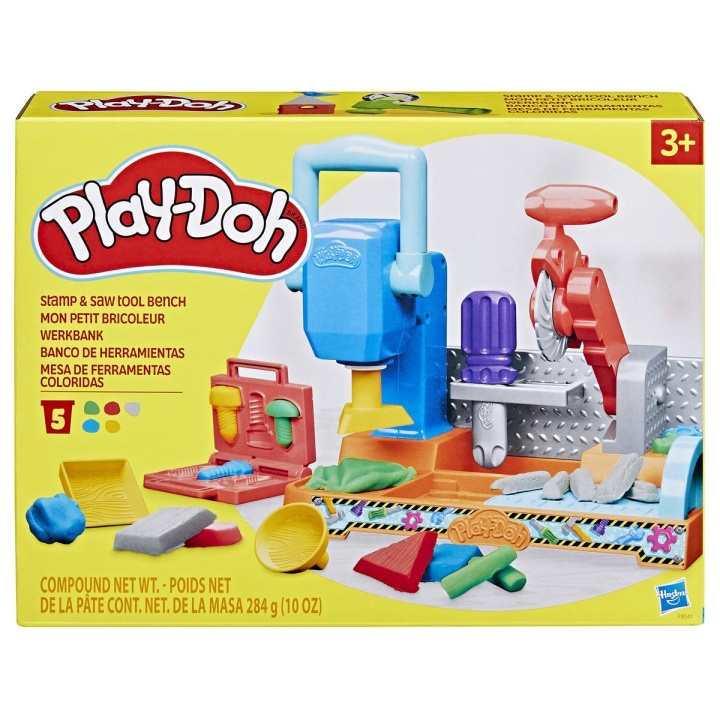 Play-Doh leikkisetti Stamp\'n Tool -penkki ryhmässä LELUT, TUOTTEET LAPSILLE JA VAUVOILLE / Leikkikalut, Askartelu &Pelit / Pelaa savea, leikkiä hiekkaa ja tarvikkeita @ TP E-commerce Nordic AB (C83504)