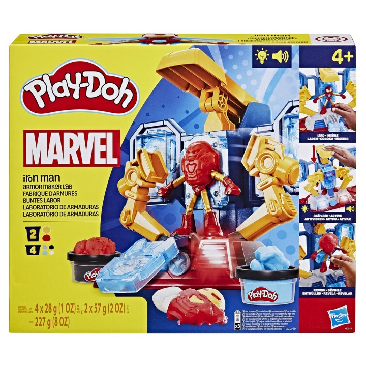 Play-Doh Marvel Iron Man Iron Man Armor Maker Lab leikkisetti ryhmässä LELUT, TUOTTEET LAPSILLE JA VAUVOILLE / Leikkikalut, Askartelu &Pelit / Pelaa savea, leikkiä hiekkaa ja tarvikkeita @ TP E-commerce Nordic AB (C83516)