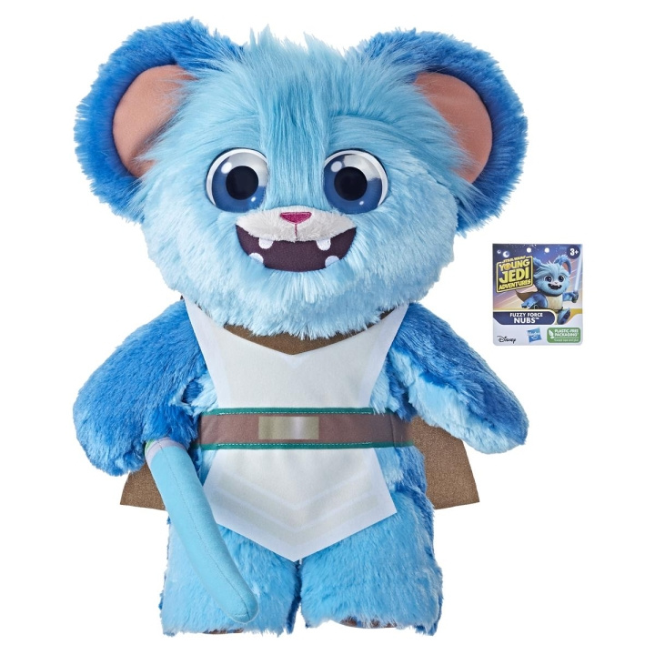 Star Wars Young Jedi Adventures Fuzzy Force Nubs Pehmo Pehmolelu ryhmässä LELUT, TUOTTEET LAPSILLE JA VAUVOILLE / Leikkikalut, Askartelu &Pelit / Figuurit, miniatyyrit ja tarvikkeet @ TP E-commerce Nordic AB (C83528)