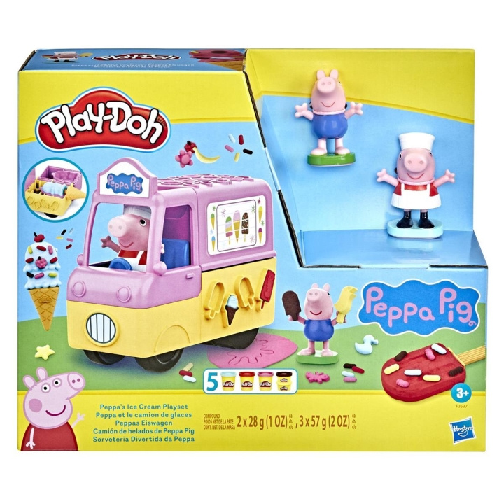 Play-Doh Peppa Pig leikkisetti Peppan jäätelö leikkisetti ryhmässä LELUT, TUOTTEET LAPSILLE JA VAUVOILLE / Leikkikalut, Askartelu &Pelit / Pelaa savea, leikkiä hiekkaa ja tarvikkeita @ TP E-commerce Nordic AB (C83547)