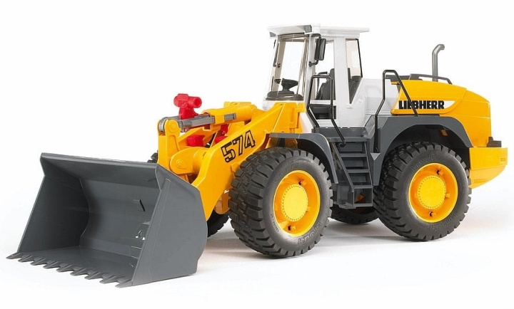 Bruder Liebherr L574 pyöräkuormaaja (02430) ryhmässä LELUT, TUOTTEET LAPSILLE JA VAUVOILLE / Leikkikalut, Askartelu &Pelit / Leikkiautot @ TP E-commerce Nordic AB (C83590)