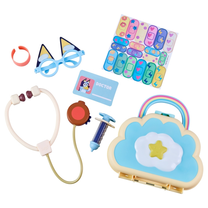 BLUEY Lääkärin tapaus ( 90187 ) ryhmässä LELUT, TUOTTEET LAPSILLE JA VAUVOILLE / Leikkikalut, Askartelu &Pelit / Pieni koti ja roolileikki @ TP E-commerce Nordic AB (C83658)