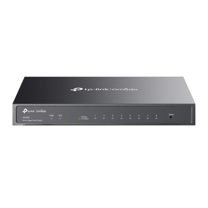 TP-Link JetStream 8-porttinen Gigabit Smart -kytkin ryhmässä TIETOKOONET & TARVIKKEET / Verkko / Kytkimet @ TP E-commerce Nordic AB (C83830)