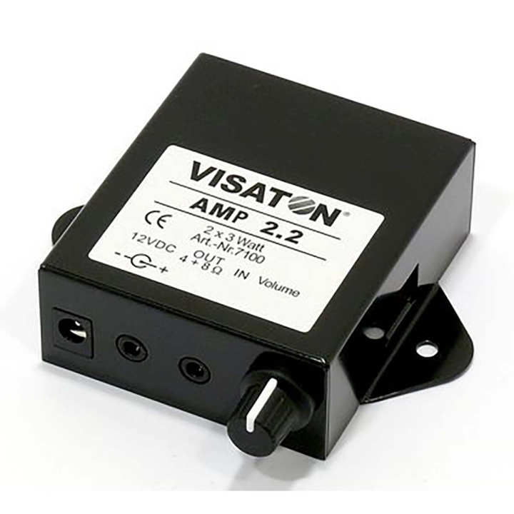 Visaton AMP 2.2 - Stereovahvistin tasonsäätimillä ryhmässä KODINELEKTRONIIKKA / Ääni & Kuva / Kotiteatteri, HiFi ja kannettavat / Vahvistin & Receiver @ TP E-commerce Nordic AB (C84265)