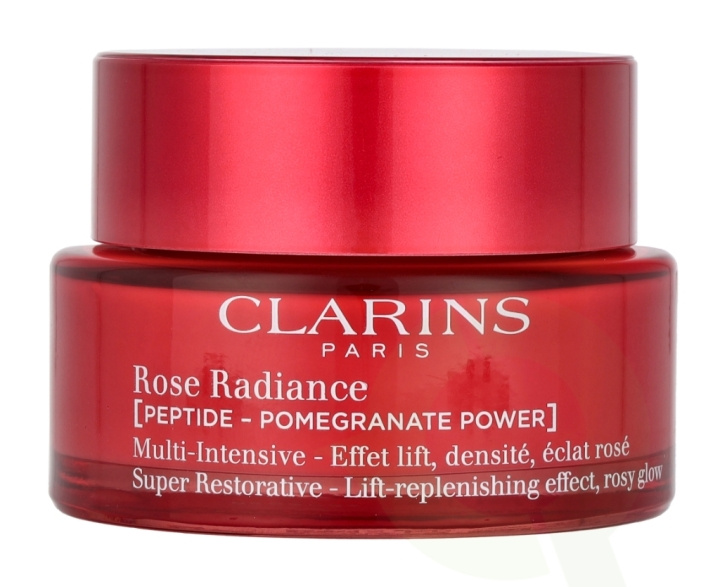Clarins Super Restorative Rose Radiance Cream 50 ml ryhmässä KAUNEUS JA TERVEYS / Ihonhoito / Kasvot / Päivävoide @ TP E-commerce Nordic AB (C84385)
