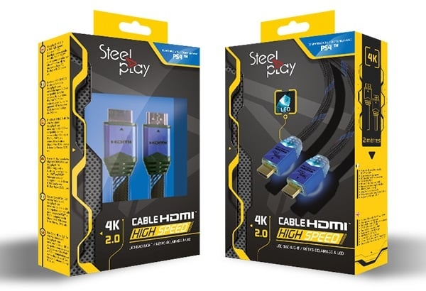 Steelplay 4K 2.0 HDMI High Speed Ultra HD LEC-kaapeli 2M 2M ryhmässä KODINELEKTRONIIKKA / Pelikonsolit & Tarvikkeet / Sony PlayStation 4 / Tarvikkeet @ TP E-commerce Nordic AB (C84566)