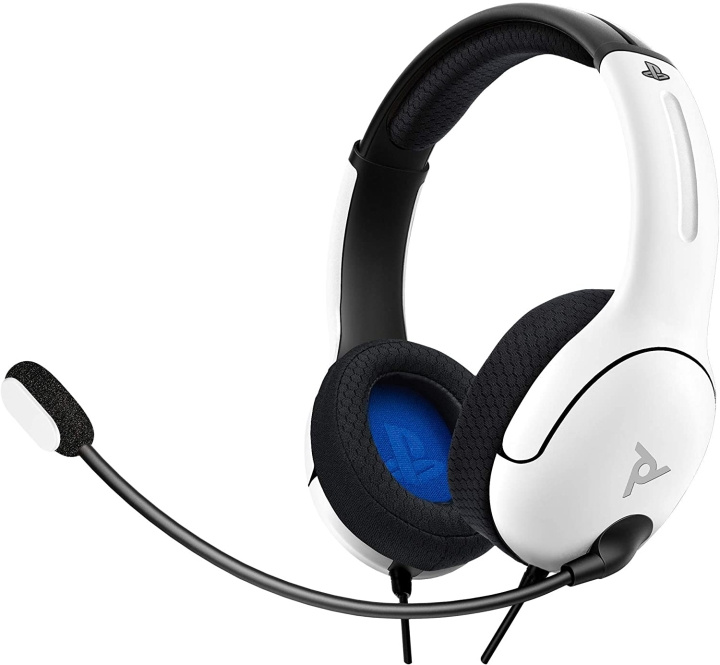 PDP Gaming LVL40 Langalliset stereokuulokkeet PS4:lle ja Playstation 5:lle Valkoinen ryhmässä KODINELEKTRONIIKKA / Pelikonsolit & Tarvikkeet / Xbox Series X / Tarvikkeet @ TP E-commerce Nordic AB (C84594)