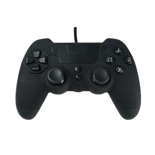 Steelplay MetalTech langallinen ohjain - MUSTA ryhmässä KODINELEKTRONIIKKA / Pelikonsolit & Tarvikkeet / Sony PlayStation 4 / Tarvikkeet @ TP E-commerce Nordic AB (C84644)