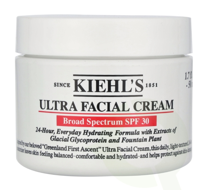 Kiehl\'s Ultra Facial Cream Broad Spectrum SPF30 50 ml ryhmässä KAUNEUS JA TERVEYS / Ihonhoito / Kasvot / Päivävoide @ TP E-commerce Nordic AB (C84979)