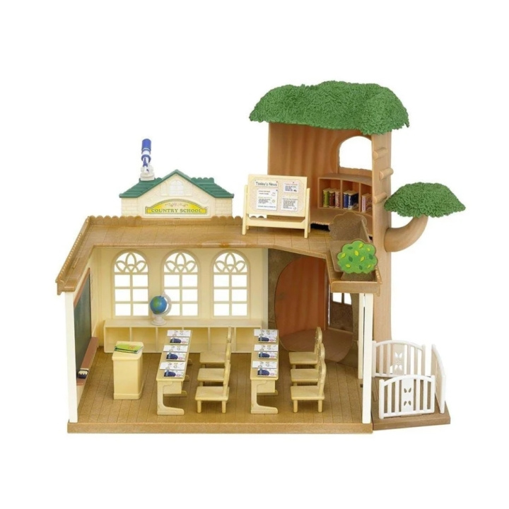 Sylvanian Families Country Tree School (5105) ryhmässä LELUT, TUOTTEET LAPSILLE JA VAUVOILLE / Leikkikalut, Askartelu &Pelit / Lelusarja @ TP E-commerce Nordic AB (C85153)