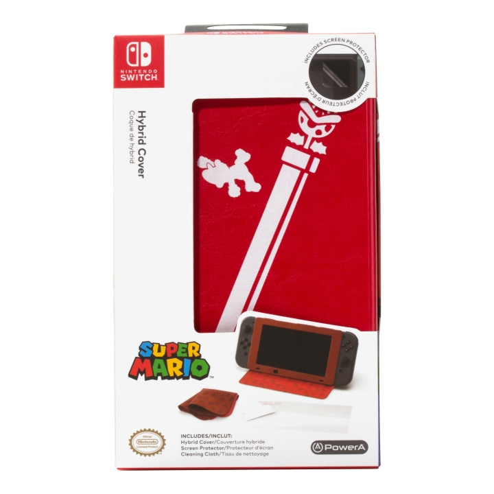 PowerA Hybridi kansi - Mario ryhmässä KODINELEKTRONIIKKA / Pelikonsolit & Tarvikkeet / Nintendo Switch / Tarvikkeet @ TP E-commerce Nordic AB (C85190)