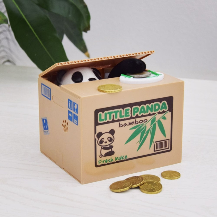 MikaMax Panda-kolikkopankki (02462.PA) ryhmässä LELUT, TUOTTEET LAPSILLE JA VAUVOILLE / Leikkikalut, Askartelu &Pelit / Lelut @ TP E-commerce Nordic AB (C85228)