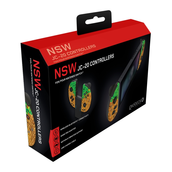 Gioteck Nintendo Switch JC-20 -ohjaimet (kuutiot) ryhmässä KODINELEKTRONIIKKA / Pelikonsolit & Tarvikkeet / Nintendo Switch / Tarvikkeet @ TP E-commerce Nordic AB (C85242)