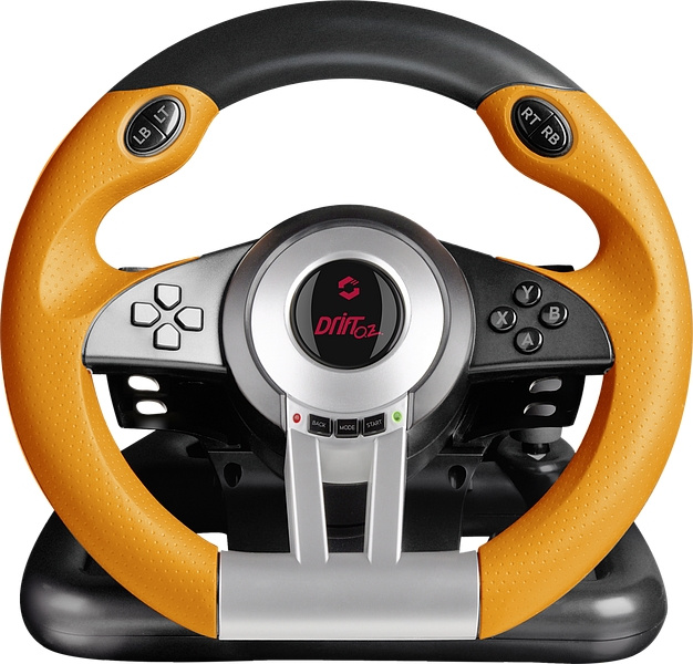 Speedlink Drift O.Z. Racing Wheel & polkimet ryhmässä TIETOKOONET & TARVIKKEET / GAMING / Ohjauspyörät ja joystickit @ TP E-commerce Nordic AB (C85252)