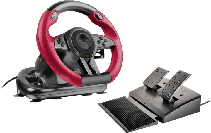 Speedlink TRAILBLAZER Racing Wheel ja polkimet ryhmässä TIETOKOONET & TARVIKKEET / GAMING / Ohjauspyörät ja joystickit @ TP E-commerce Nordic AB (C85258)