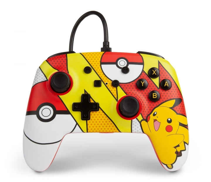 PowerA Nintendo Switch Enh langallinen ohjain - Pop Art ryhmässä KODINELEKTRONIIKKA / Pelikonsolit & Tarvikkeet / Nintendo Switch / Tarvikkeet @ TP E-commerce Nordic AB (C85268)