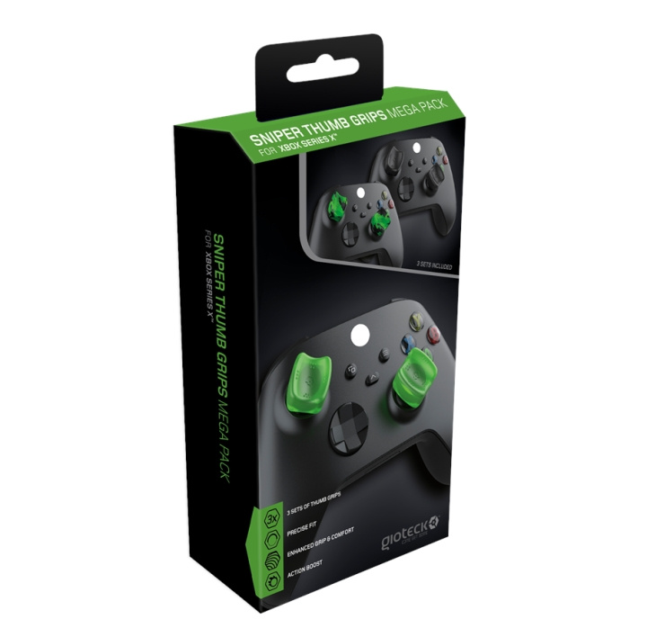 Gioteck Sniper Mega Pack peukalokahvat ryhmässä KODINELEKTRONIIKKA / Pelikonsolit & Tarvikkeet / Xbox Series X / Tarvikkeet @ TP E-commerce Nordic AB (C85269)