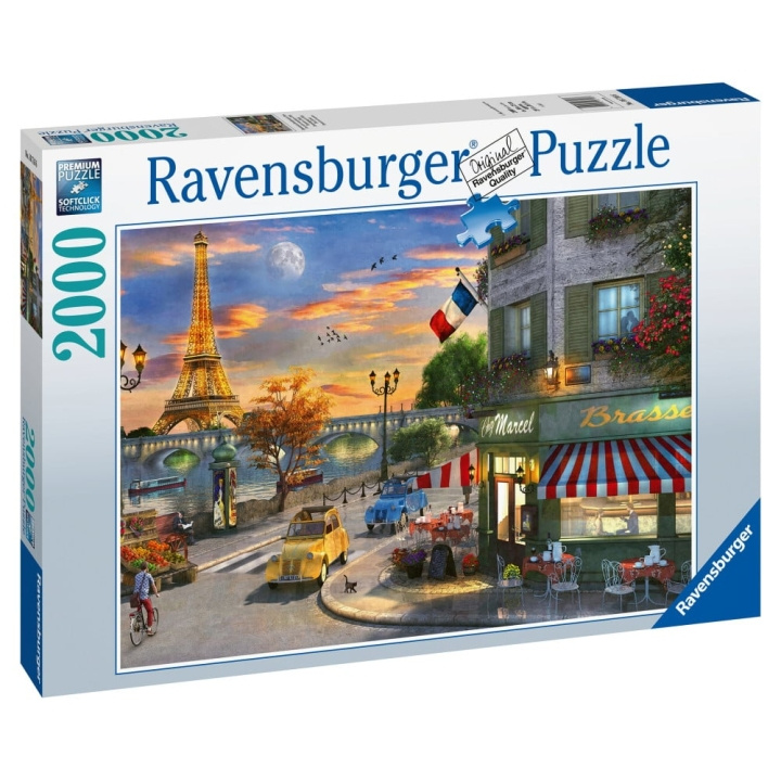 Ravensburger Puzzle 2000p - Pariisin auringonlasku (10216716) ryhmässä URHEILU, VAPAA-AIKA JA HARRASTUS / Harrastus / Palapeli @ TP E-commerce Nordic AB (C85285)