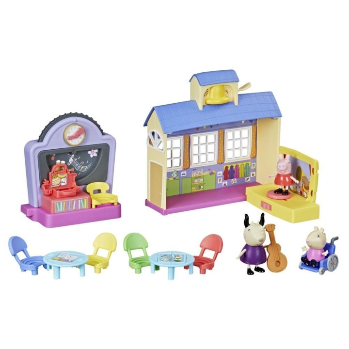 Peppa Pig Koulun leikkiryhmän leikkiväline (F2166) ryhmässä LELUT, TUOTTEET LAPSILLE JA VAUVOILLE / Leikkikalut, Askartelu &Pelit / Figuurit, miniatyyrit ja tarvikkeet @ TP E-commerce Nordic AB (C85286)
