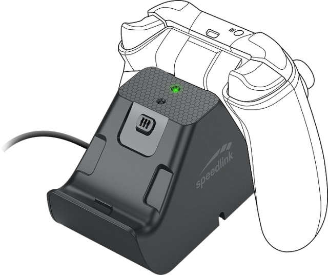 Speedlink - Jazz-USB-laturi Xbox Series X/S -malleille ryhmässä KODINELEKTRONIIKKA / Pelikonsolit & Tarvikkeet / Xbox Series X / Tarvikkeet @ TP E-commerce Nordic AB (C85353)