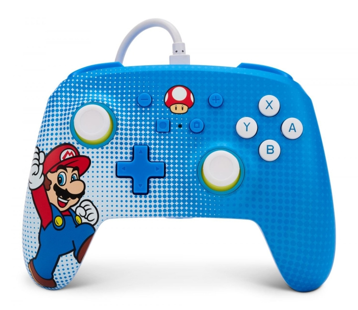 PowerA LANGALLINEN OHJAIN - MARIO POP ART - Switch ryhmässä KODINELEKTRONIIKKA / Pelikonsolit & Tarvikkeet / Nintendo Switch / Tarvikkeet @ TP E-commerce Nordic AB (C85413)