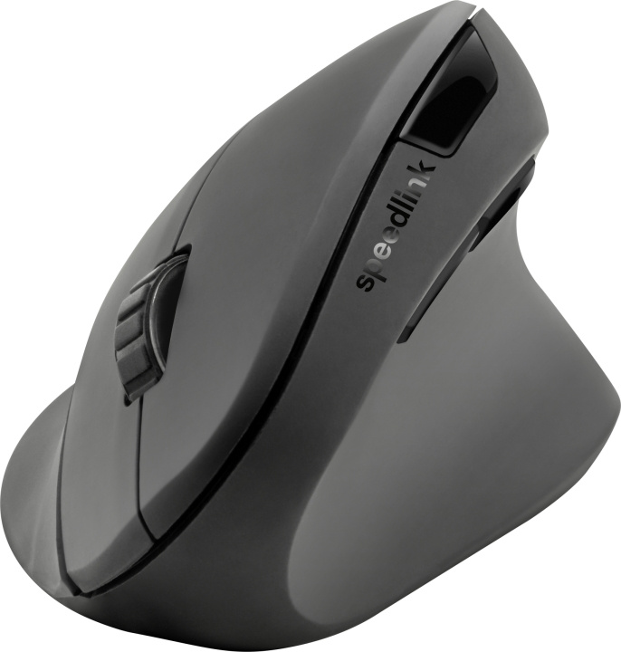 Speedlink PIAVO Ergonominen vertikaalinen hiiri - langaton, kumimusta ryhmässä TIETOKOONET & TARVIKKEET / Hiiret & Näppäimistöt / Hiiret / Langattomat @ TP E-commerce Nordic AB (C85457)
